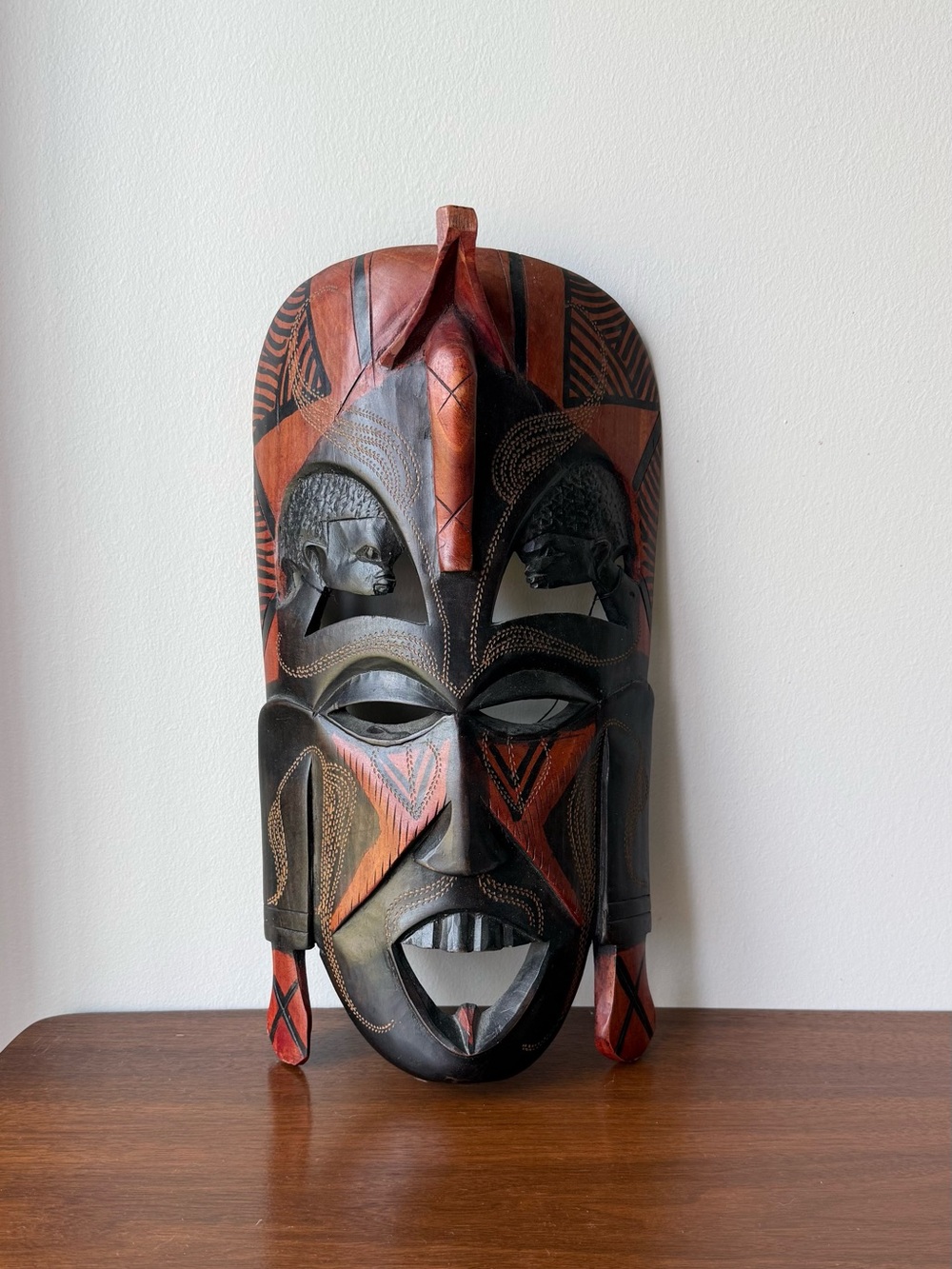 African wooden mask